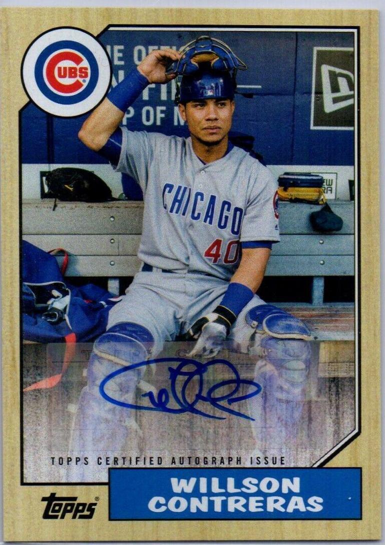 Willson Contreras #1987A-WCO 2017 Topps 1987 Autographs Baseball