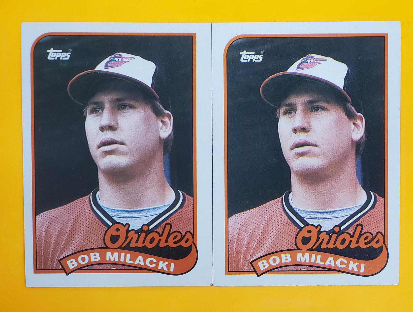Bob Milacki #324 Baseball Cards 1989 Topps Tiffany