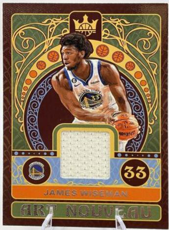 James Wiseman #AN-JWG Basketball Cards 2022 Panini Court Kings Art Nouveau