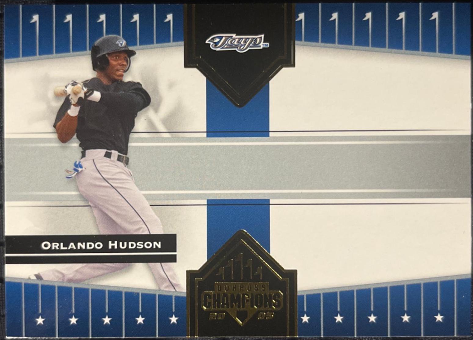 Orlando Hudson #76 Baseball Cards 2005 Donruss Champions