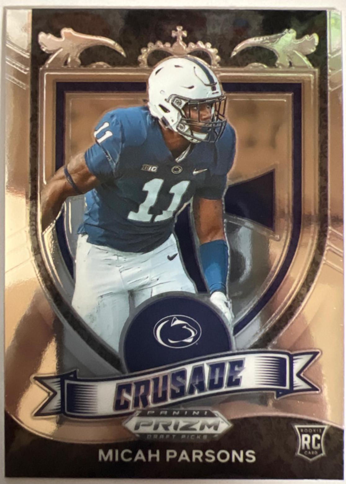 Micah Parsons #175 Football Cards 2021 Panini Prizm Draft Picks