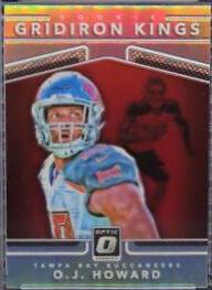 O.J. Howard #4 Football Cards 2017 Panini Donruss Optic Rookie Gridiron Kings
