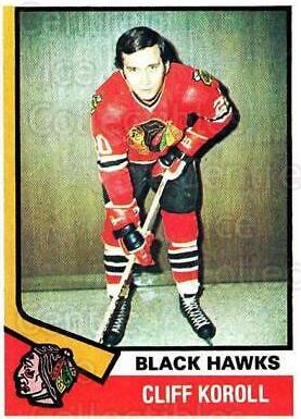 Cliff Koroll #35 Hockey Cards 1974 Topps