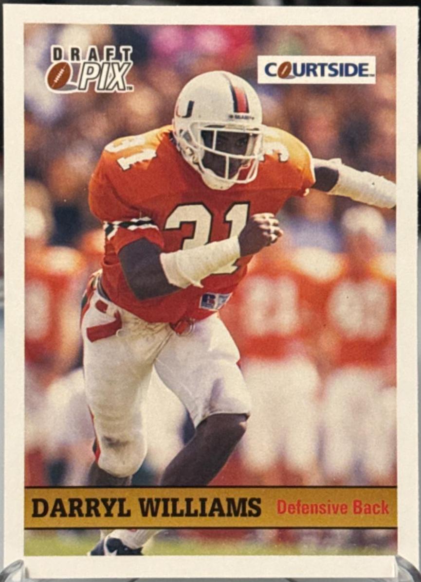 Darryl Williams #40 Football Cards 1992 Courtside