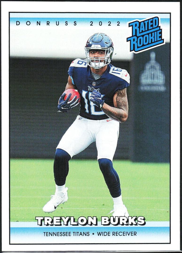 Treylon Burks #10 Football Cards 2022 Panini Instant Rated Rookie Retro
