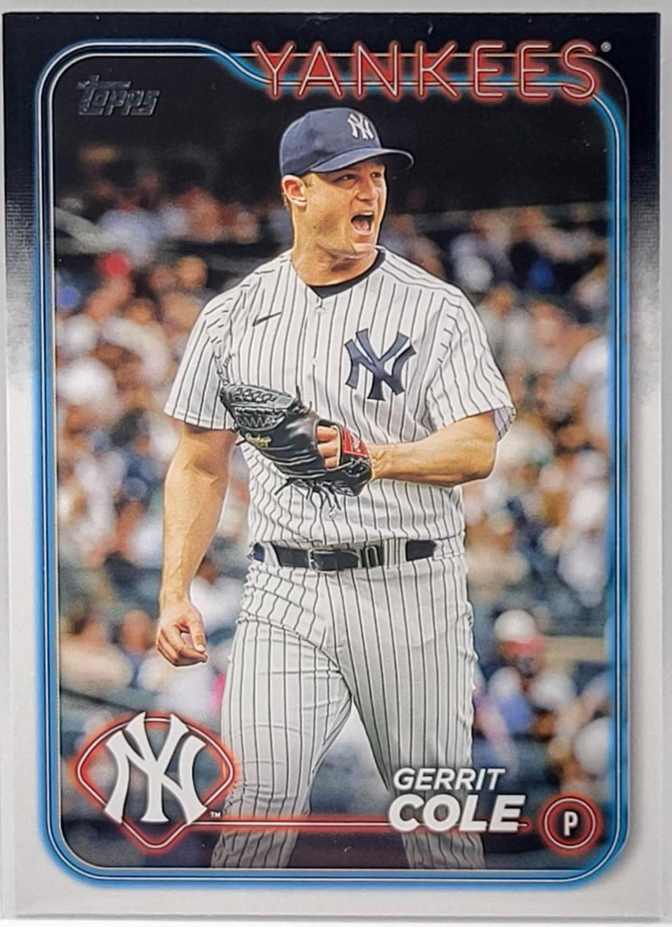 Gerrit Cole #100 Baseball Cards 2024 Topps