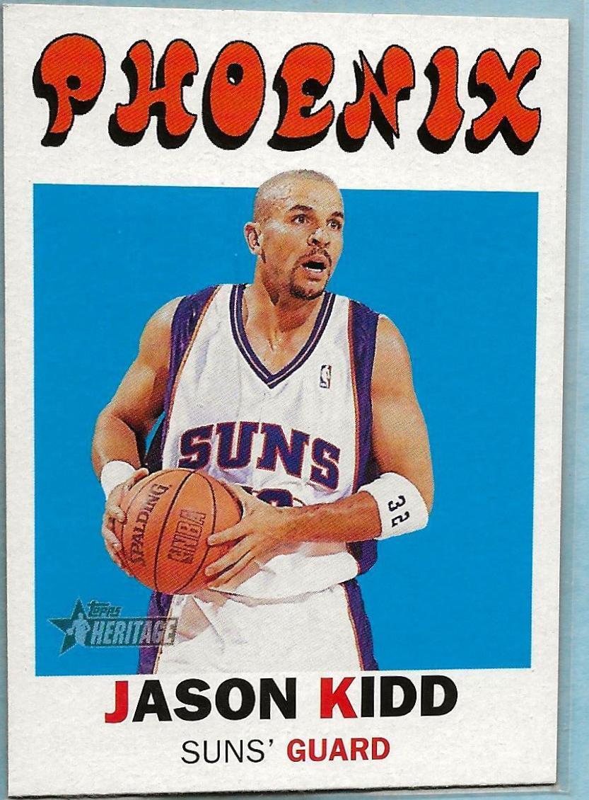 Jason Kidd #1 Basketball Cards 2000 Topps Heritage