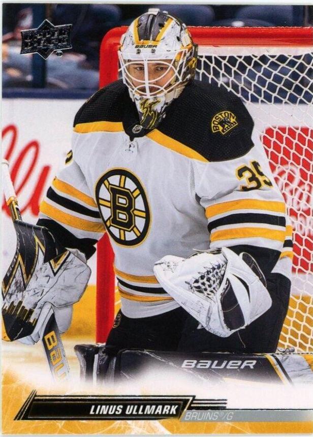 Linus Ullmark #18 Hockey Cards 2022 Upper Deck
