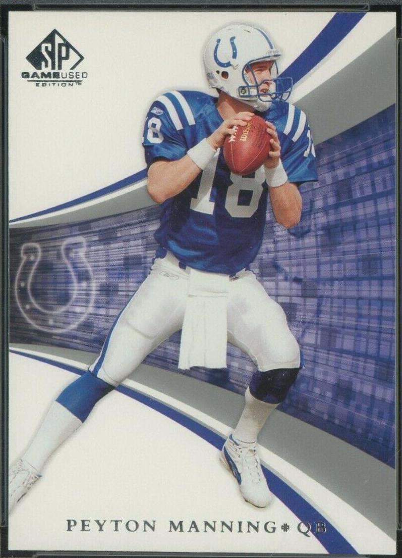Peyton Manning #41 2004 Sp Game Used Football