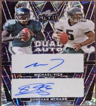 Michael Vick / Donovan McNabb [Purple Laser] #DA-21