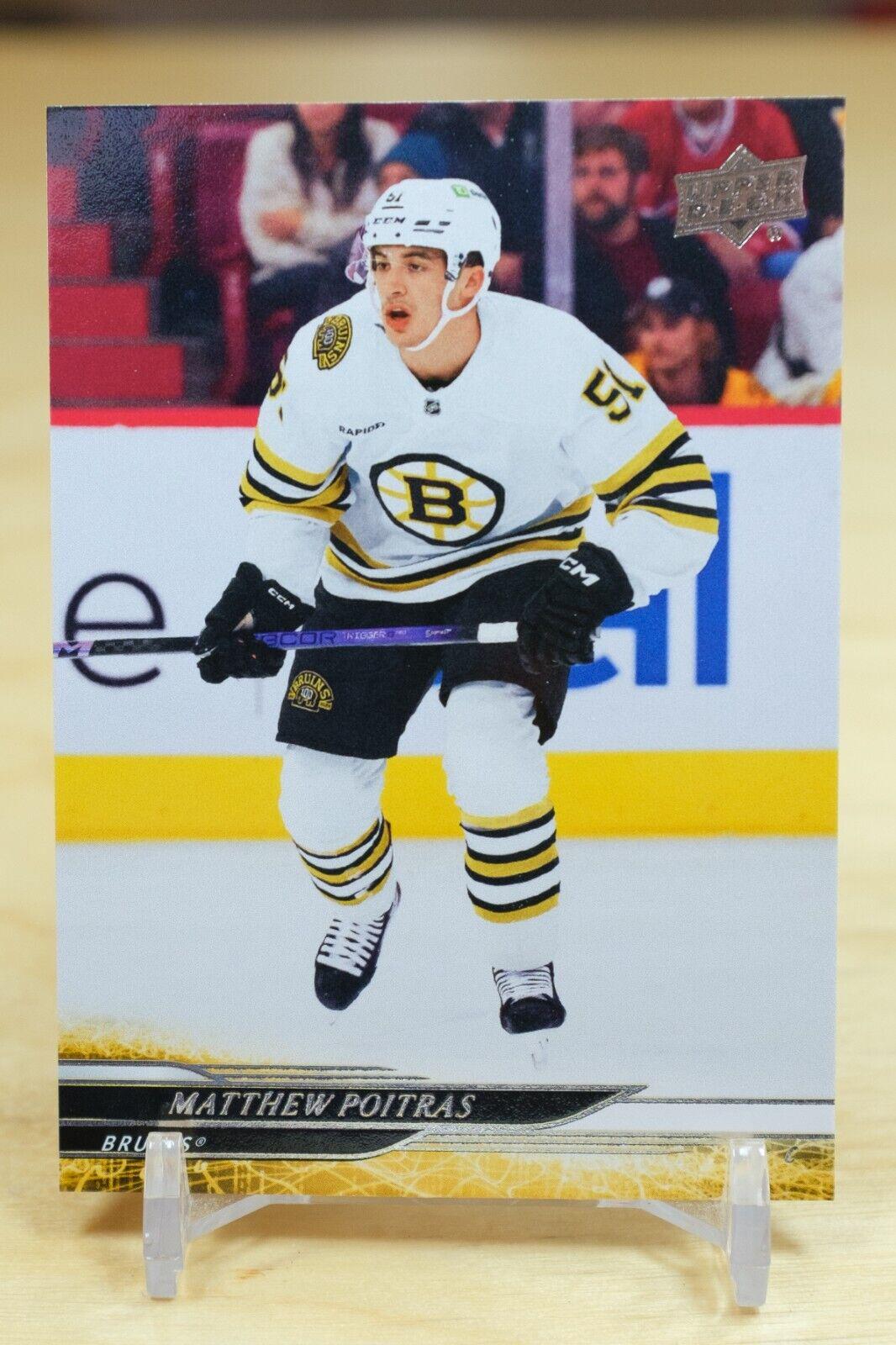 Matthew Poitras #19 Hockey Cards 2024 Upper Deck
