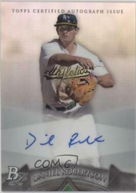 Daniel Robertson #AP-DR Baseball Cards 2014 Bowman Platinum Autograph Prospects