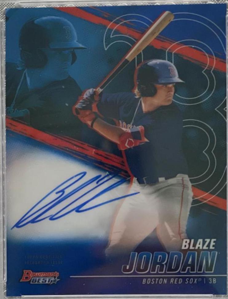 Blaze Jordan [Blue Refractor] #B21-BJ