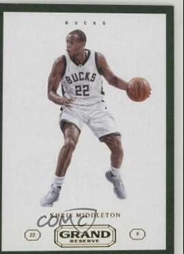 Khris Middleton #5 Basketball Cards 2016 Panini Grand Reserve