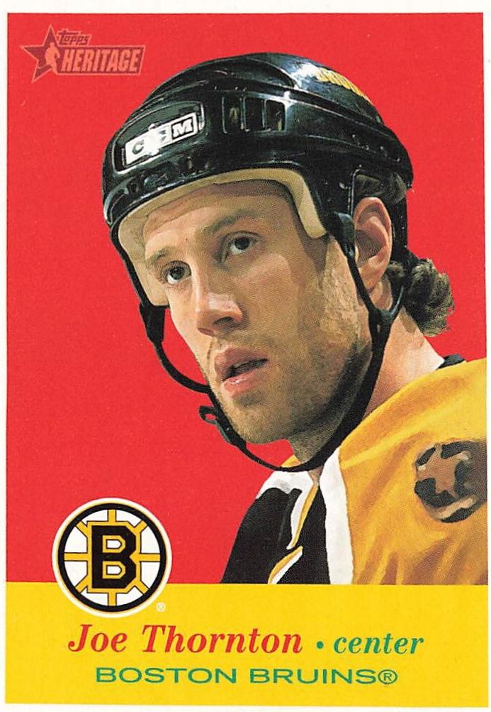Joe Thornton #57 2001 Topps Heritage Hockey
