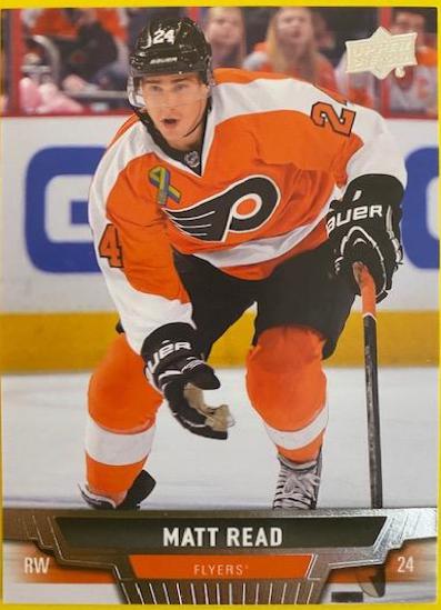 Matt Read #36 Hockey Cards 2013 Upper Deck