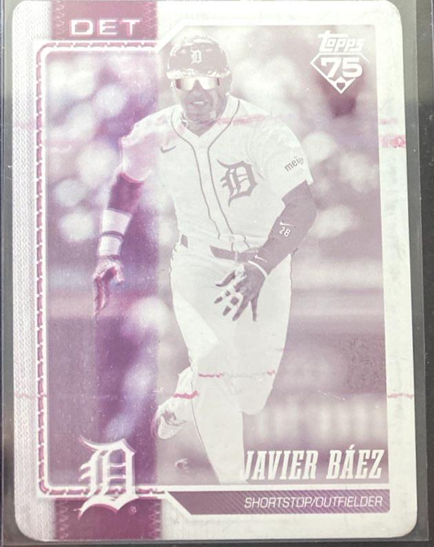 Javier Baez [Printing Plate] (2026 Topps)