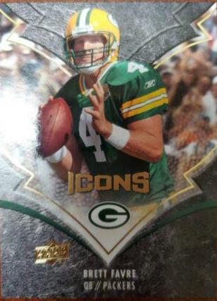 Brett Favre #34 Football Cards 2008 Upper Deck Icons
