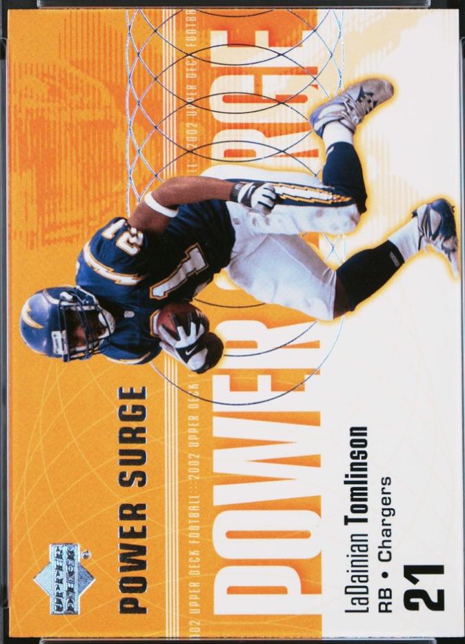 LaDainian Tomlinson #PS-11 Prices | 2002 Upper Deck Power Surge