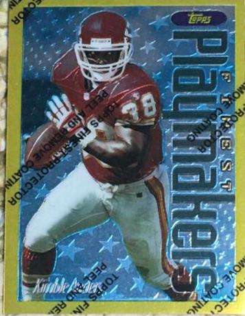 Kimble Anders #7 Football Cards 1996 Topps Finest