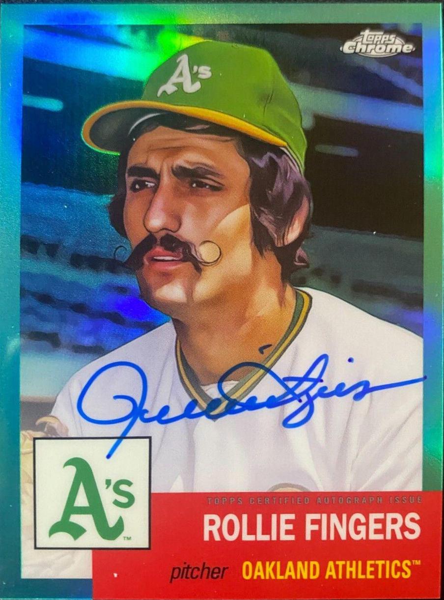 Rollie Fingers [Aqua Refractor] #CPA-RF