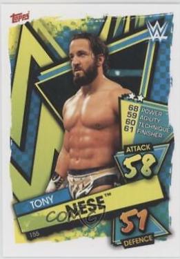 Tony Nese #155 Wrestling Cards 2021 Topps Slam Attax WWE