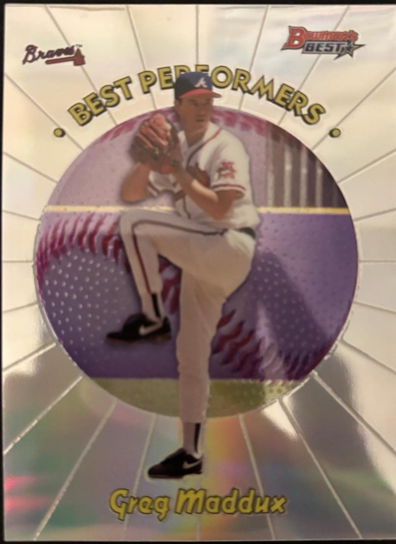 Greg Maddux #GM Baseball Cards 2018 Bowman's Best 1998 Performers