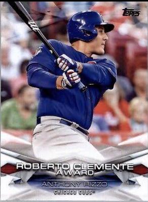 Anthony Rizzo [Roberto Clemente Award] #MLBA-5