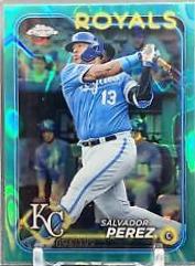 Salvador Perez [Aqua Lava Refractor] #117