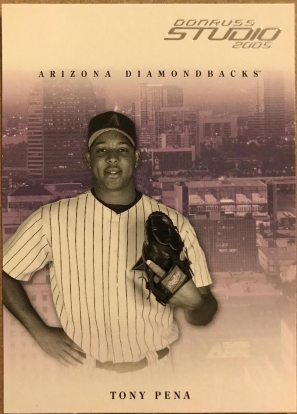 Tony Pena #18 Baseball Cards 2005 Donruss Studio