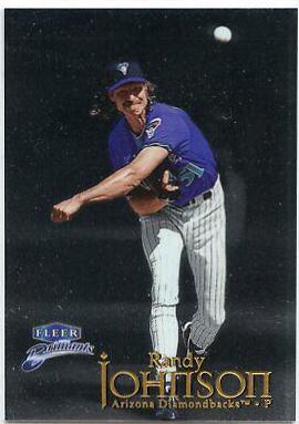 Randy Johnson #117 Baseball Cards 1999 Fleer Brilliants
