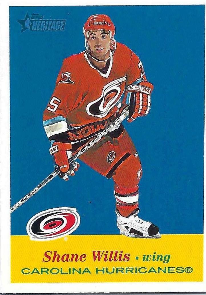 Shane Willis #101 Hockey Cards 2001 Topps Heritage