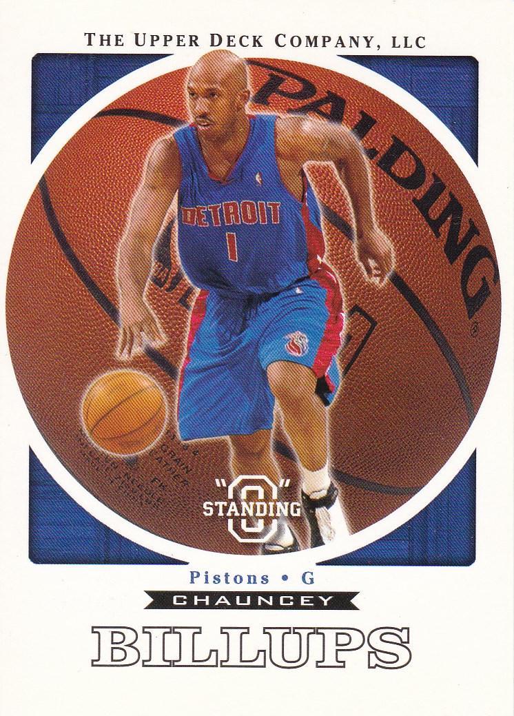 Chauncey Billups #20 Basketball Cards 2003 Upper Deck Standing O