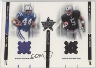 Dallas Clark / Teyo Johnson #293 2003 Leaf Rookies & Stars Football