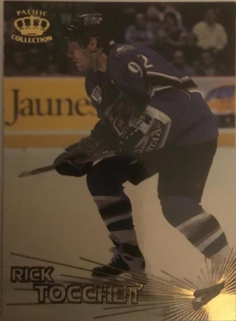 Rick Tocchet #311 Hockey Cards 1997 Pacific Crown