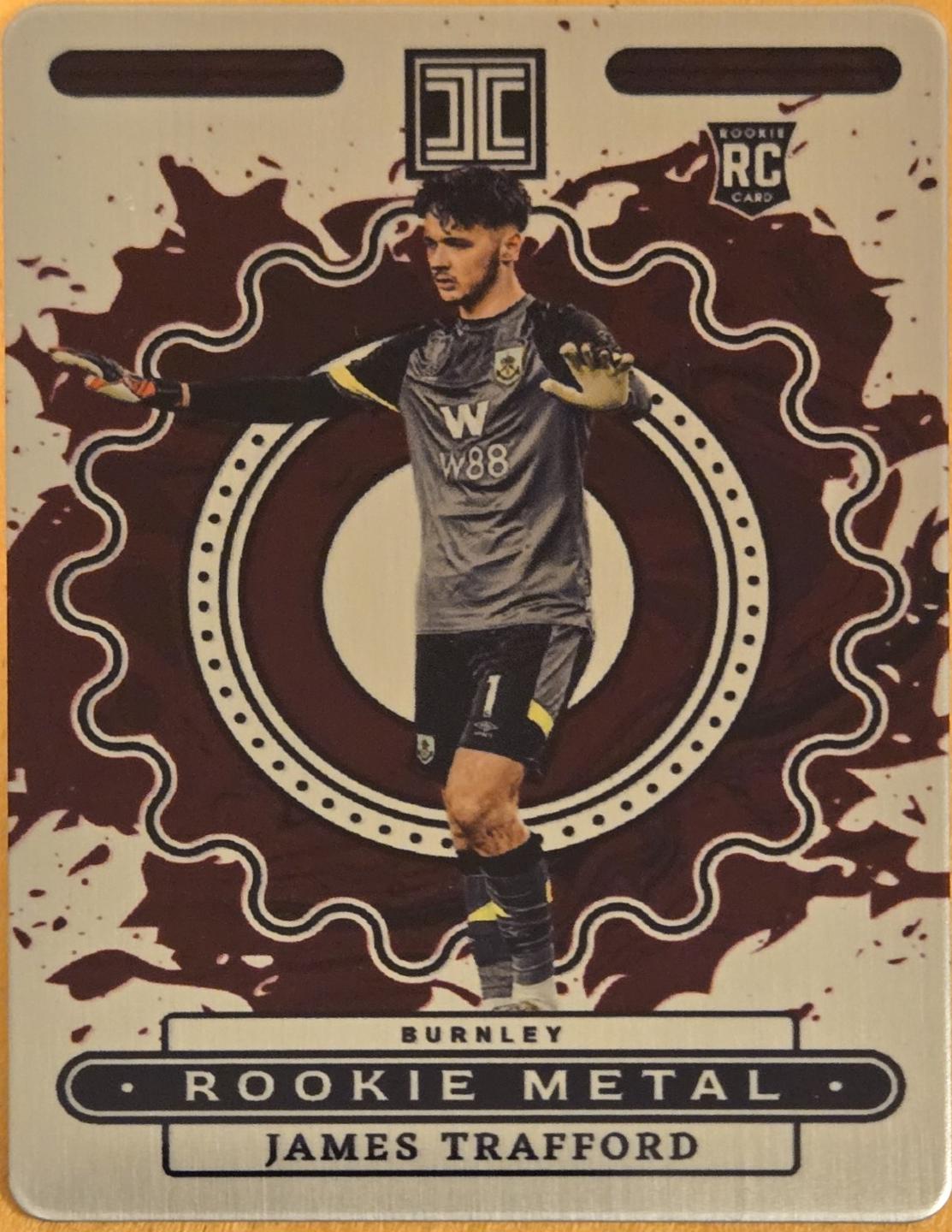 James Trafford #11 2023 Panini Impeccable Premier League Rookie Metal