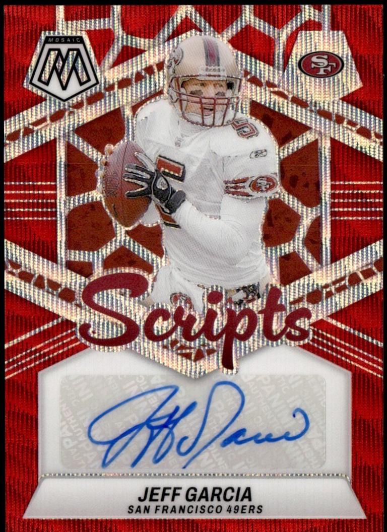 Jeff Garcia [Red Wave] #SC-JGA