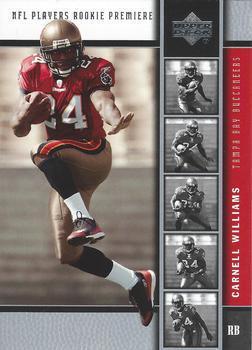 Carnell Williams #4 Football Cards 2005 Upper Deck Rookie Premiere