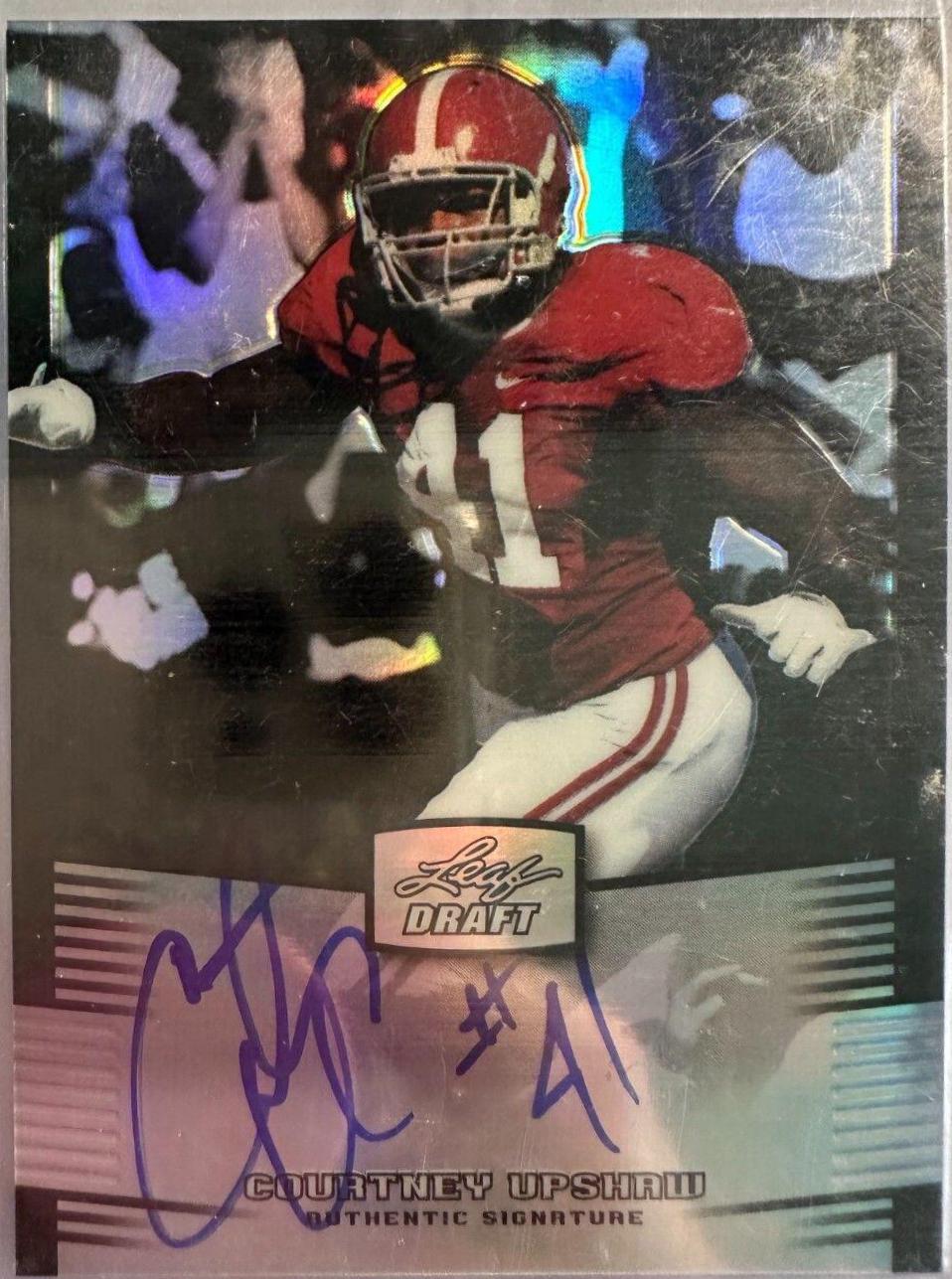 Courtney Upshaw [Autograph Prismatic Silver] #CU1