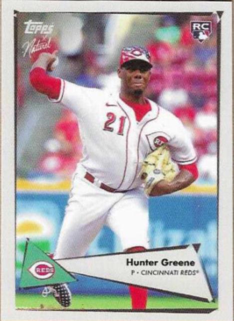 Hunter Greene #6 Baseball Cards 2022 Topps X Naturel 1952