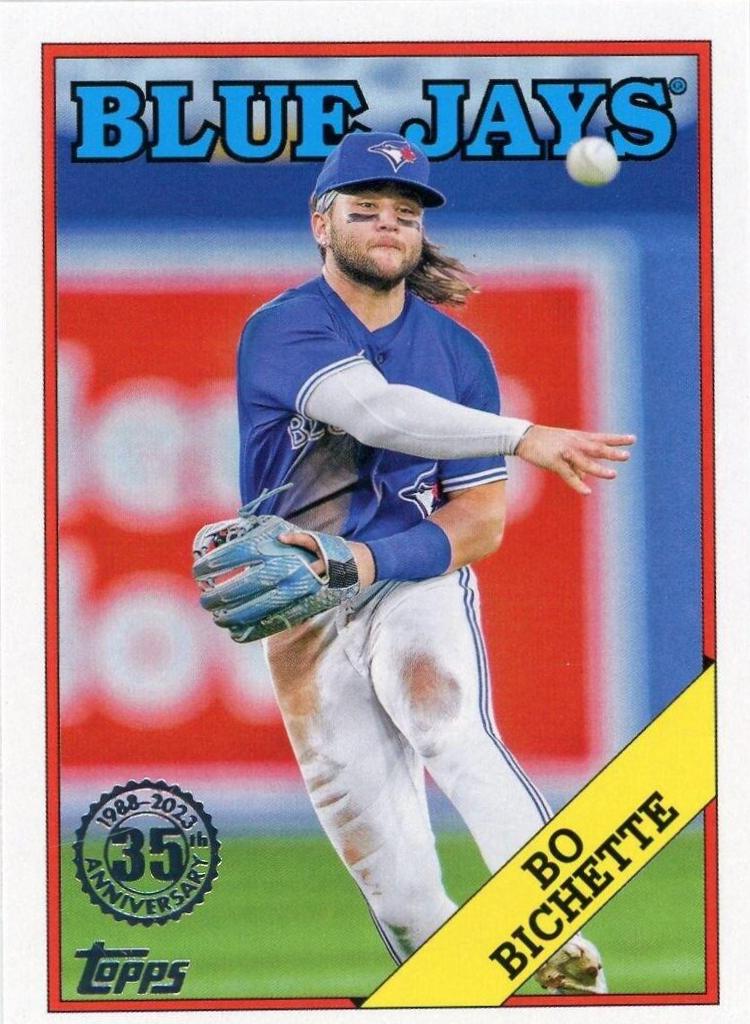Bo Bichette #T88-30 Baseball Cards 2023 Topps Silver Pack 1988 35th Anniversary