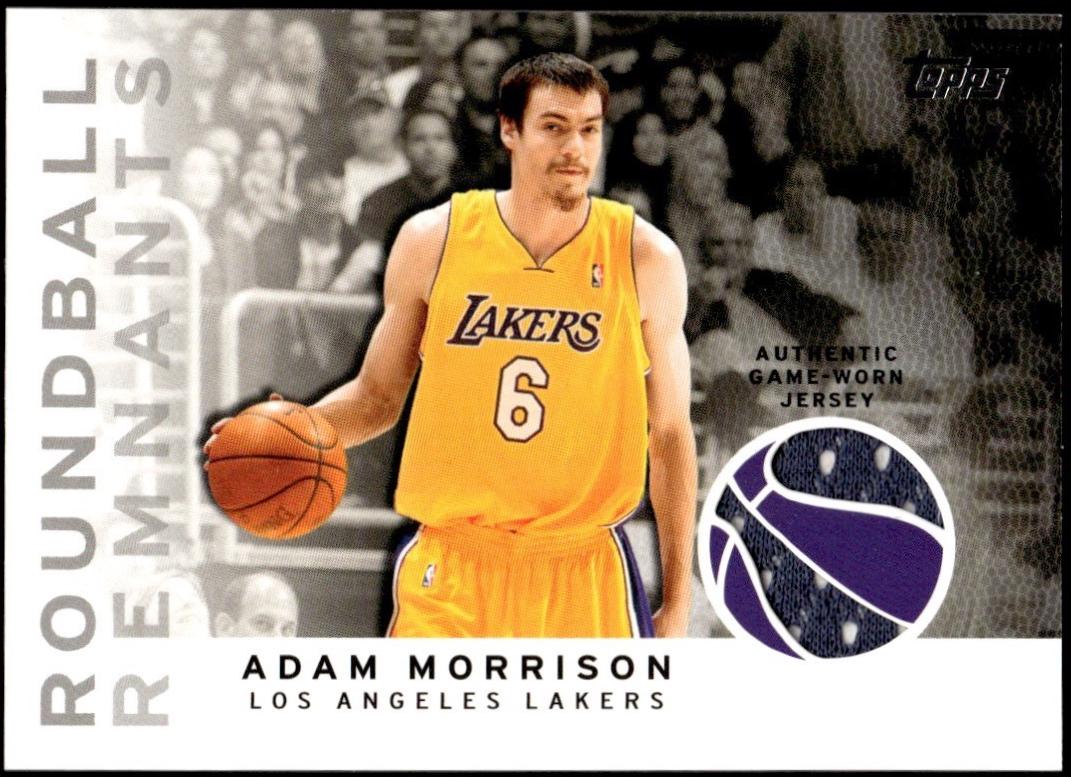 Adam Morrison #RR-AM Basketball Cards 2009 Topps Roundball Remnants