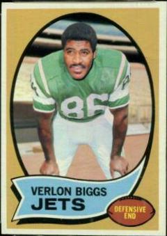 Verlon Biggs #3 Football Cards 1970 Topps