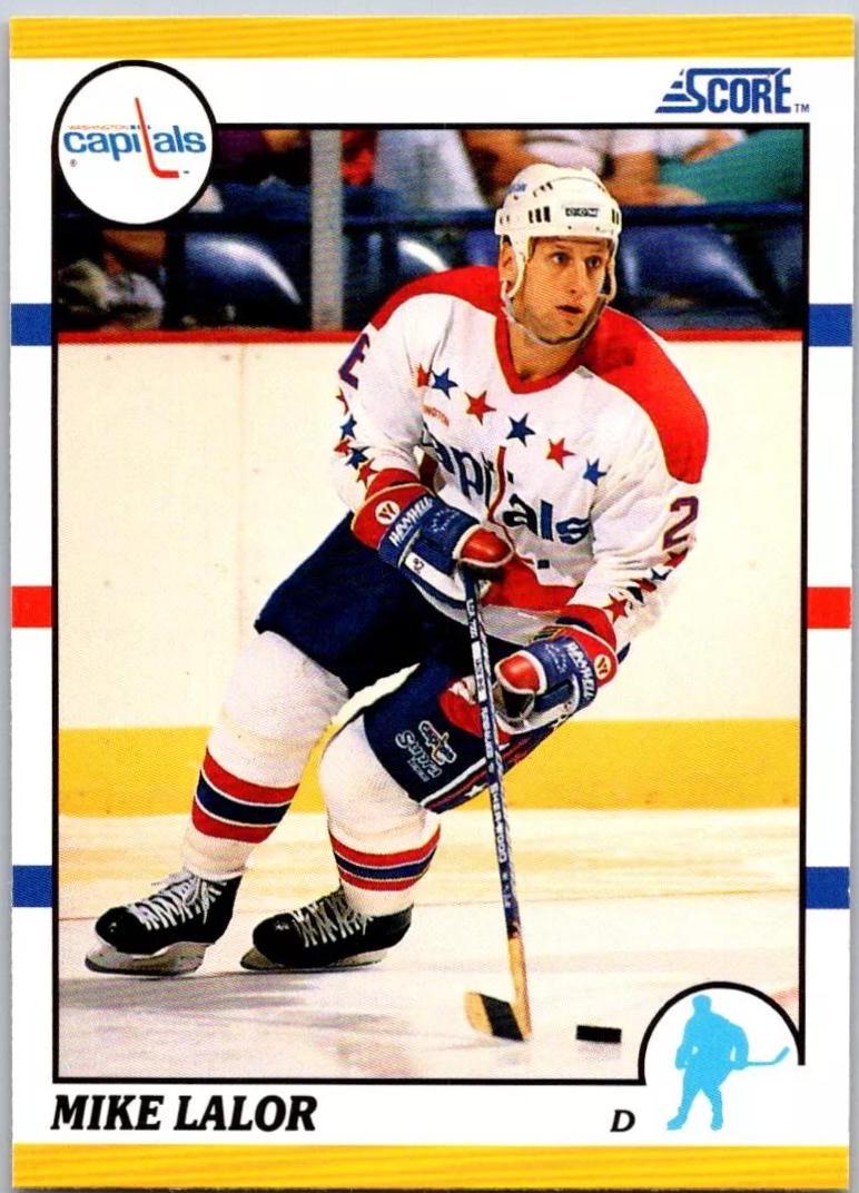 Mike Lalor #98T Hockey Cards 1990 Score Rookie Traded