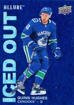 Quinn Hughes #IO-QH Hockey Cards 2019 Upper Deck Allure Iced Out