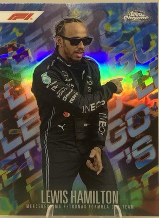 Lewis Hamilton #LG-6 Racing Cards 2024 Topps Finest Formula 1 Let’s Go