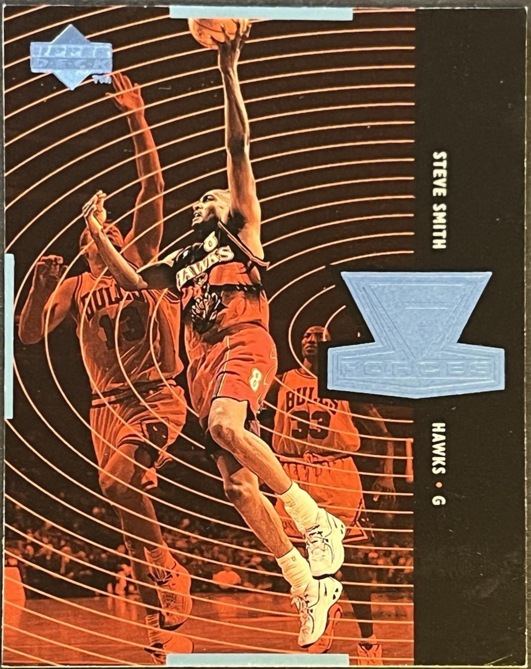 Steve Smith #F16 Basketball Cards 1998 Upper Deck Forces