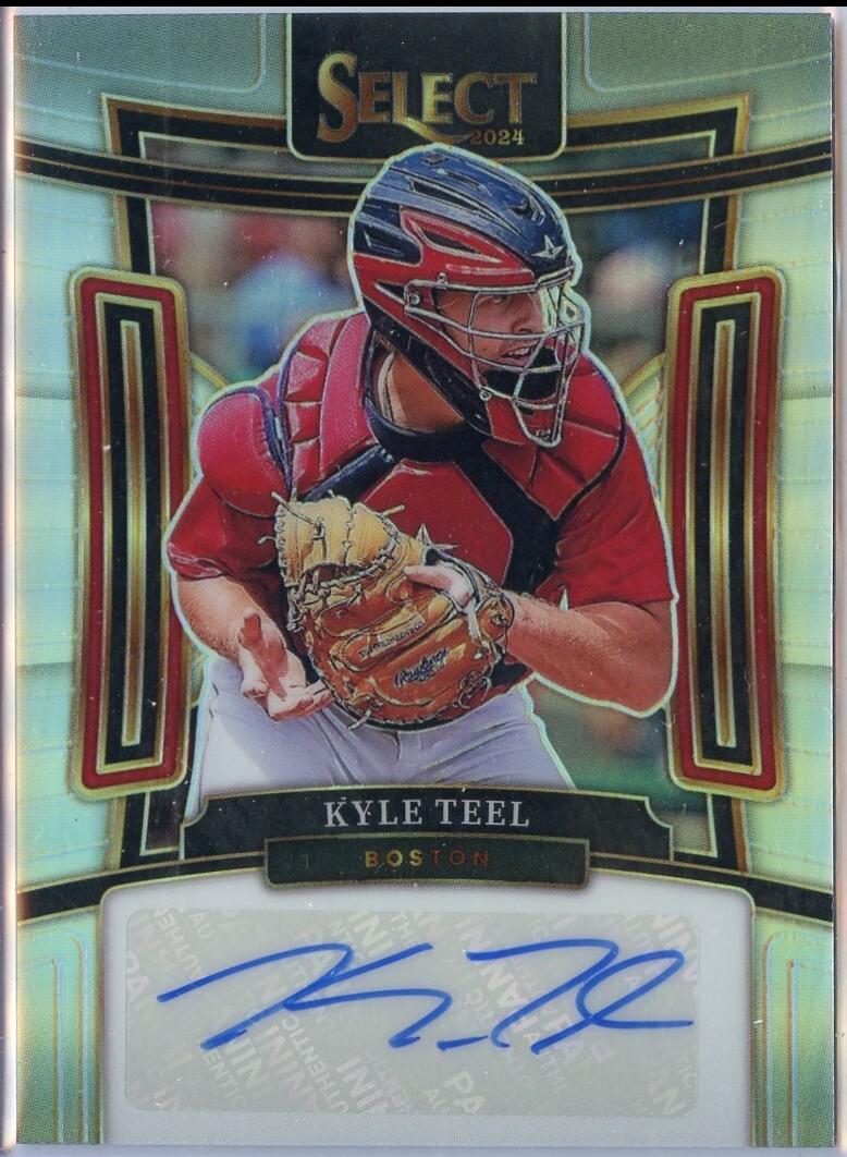 Kyle Teel #SIG-KT Baseball Cards 2024 Panini Select Signature