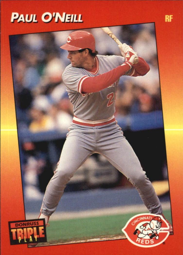 Paul O'Neill #162 Baseball Cards 1992 Panini Donruss Triple Play