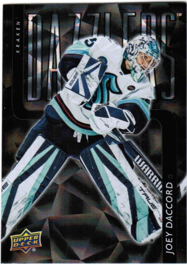 Joey Daccord [Black] #DZ-8 Prices | 2025 Upper Deck Dazzlers